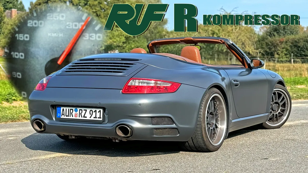 Porsche 997 Carrera 4S RUF KOMPRESSOR // REVIEW on Autobahn