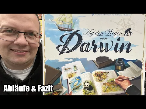 Auf den Wegen von Darwin (asmodee) - wunderschön illustriertes leicht zugängliches Familienspiel