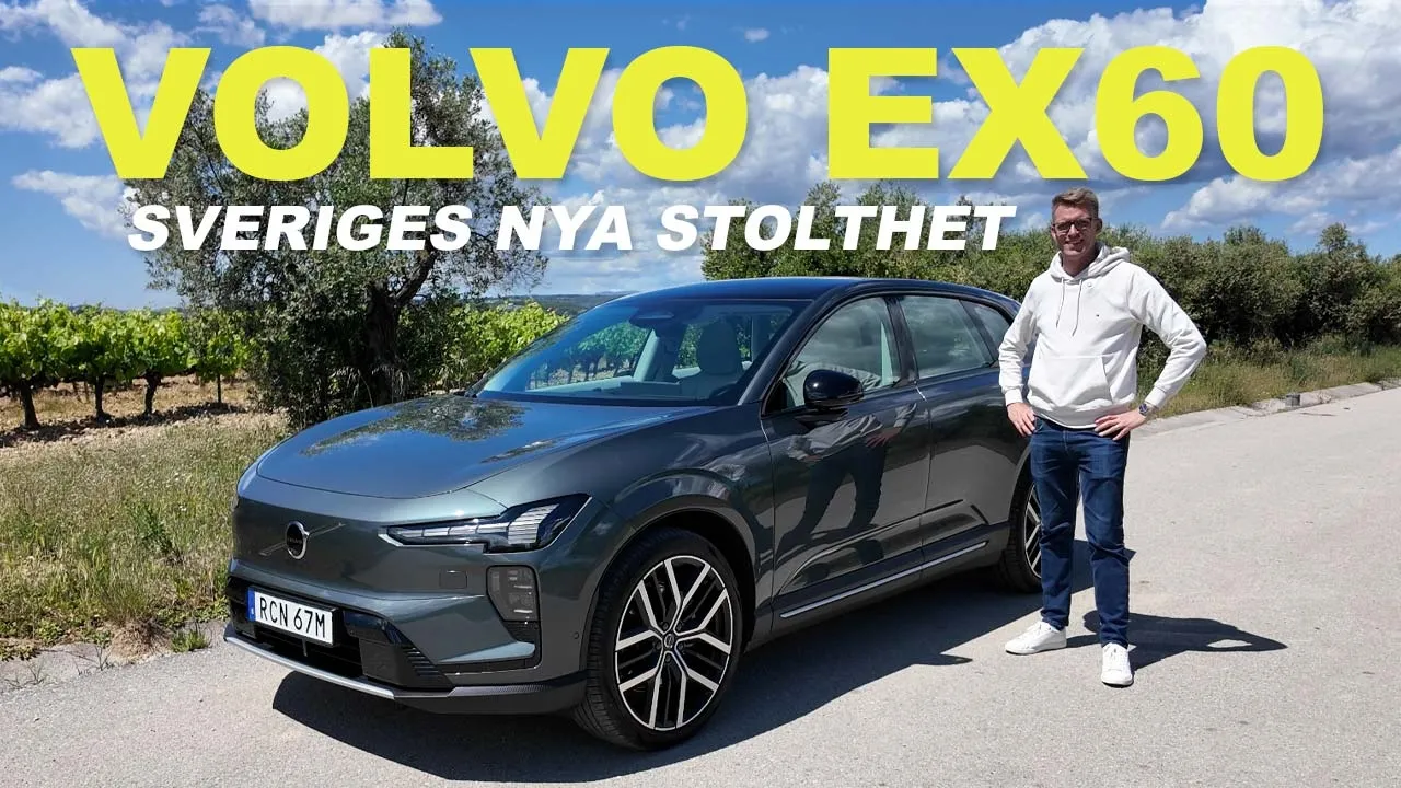 Första provkörningen av Volvo EX60: Volvos viktigaste elbil hittills