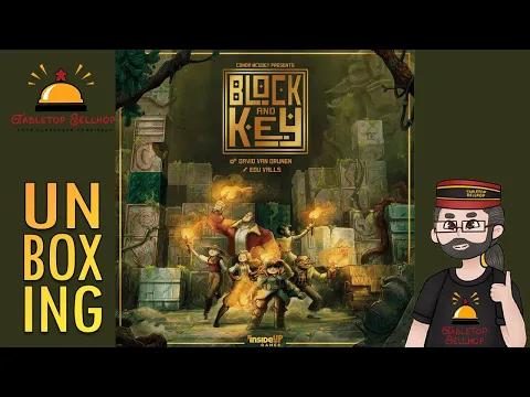 Block and Key Unboxing, featuring some of the chunkiest board game pieces ever