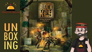 Block and Key Unboxing, featuring some of the chunkiest board game pieces ever