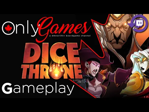 Dice Throne Season 2 Gameplay (3 Player King of the Hill Variant) - Twitch Replay