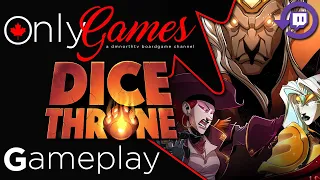 Dice Throne Season 2 Gameplay (3 Player King of the Hill Variant) - Twitch Replay