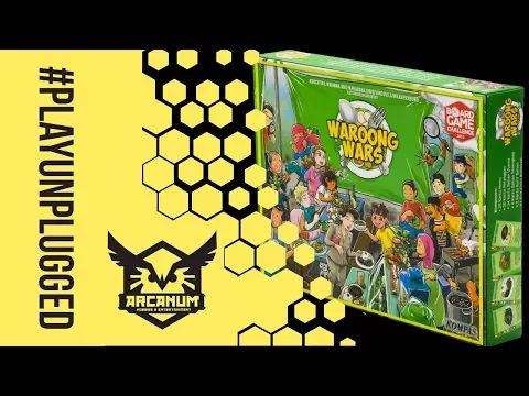 Tutorial Dan Playthrough : Waroong Wars Boardgame | Arcanum Play Unplugged