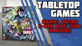 Marvel United X-Men Board Game | BLUE TEAM EXPANSION | Unboxing | Game by CMON