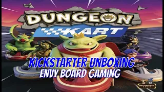 Dungeon Kart Kickstarter Unboxing
