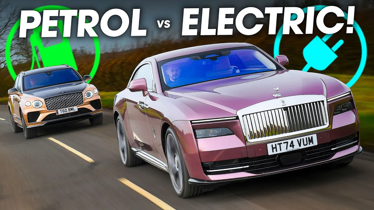 V8 PETROL vs ELECTRIC CAR – which is BEST for luxury?