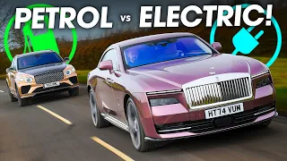 V8 PETROL vs ELECTRIC CAR – which is BEST for luxury?