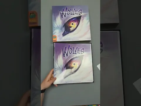 Unboxing a board game with a surprisingly PERFECT insert #shorts #thewolves #pandasaurusgames