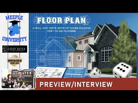 Floor Plan Board Game – Preview / Interview at Origins 2019