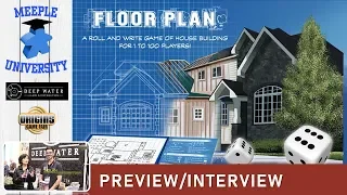 Floor Plan Board Game – Preview / Interview at Origins 2019