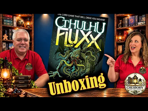 Cthulhu Fluxx Unboxing | Changing Rules & Cosmic Madness!