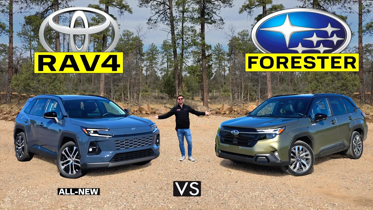JAPANESE HEAVYWEIGHTS! -- 2026 Toyota RAV4 vs. Subaru Forester: Comparison