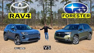 JAPANESE HEAVYWEIGHTS! -- 2026 Toyota RAV4 vs. Subaru Forester: Comparison