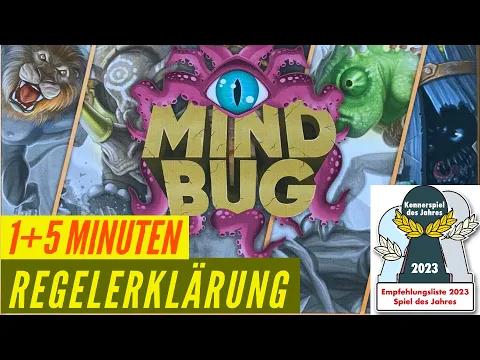 Mindbug Regeln Anleitung Erklärung - Kartenspiel Kennerspiel - TCG