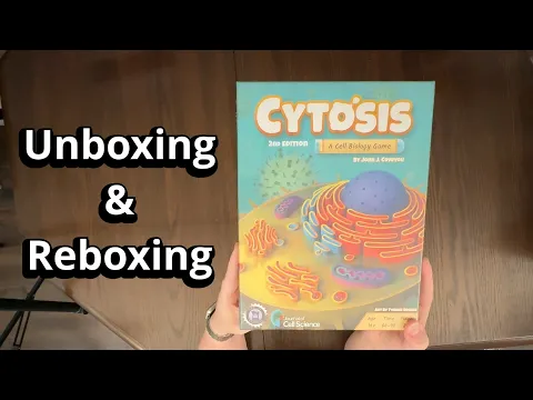 Cytosis: A Cell Biology Game - Board Game Unboxing and Reboxing - What's in the Box?