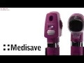 Welch Allyn Pocket PLUS LED Diagnostic Set - Mulberry video