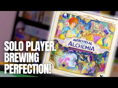 Brewing Potions in Mercurial: Alchemia - Solo Mode Playthrough