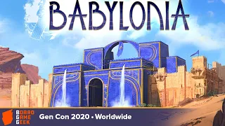 Babylonia — game preview at Gen Con Online 2020
