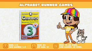 The Cardboard Kid - 323: Alphabet Runner Games