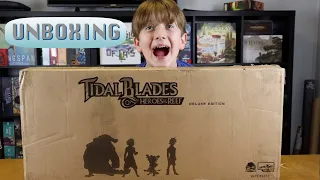 Tidal Blades Kickstarter Deluxe Edition Unboxing By Codes Nanotite