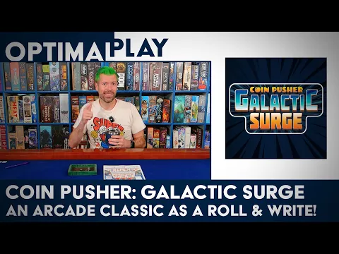 Classic Arcade Game in Roll & Write Form! Coin Pusher: Galactic Surge Playthrough