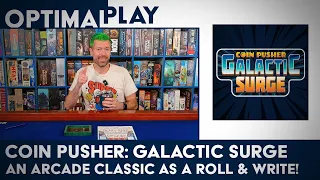 Classic Arcade Game in Roll & Write Form! Coin Pusher: Galactic Surge Playthrough
