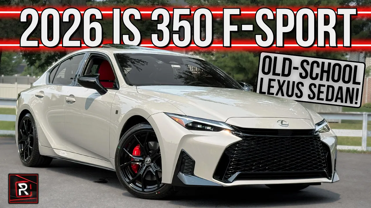 This Is How You Do An Old-School Sports Sedan! | 2026 Lexus IS 350 F-Sport | Detailed Review