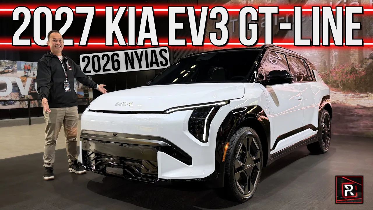 Honey, I Shrunk The EV9! | 2027 Kia EV3 GT-Line | Detailed First Look | 2026 NYIAS