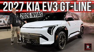 Honey, I Shrunk The EV9! | 2027 Kia EV3 GT-Line | Detailed First Look | 2026 NYIAS