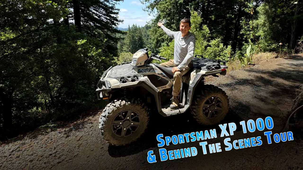 We Ride A Polaris Sportsman XP 1000 Around The Forest In This "Behind The Scenes Tour"
