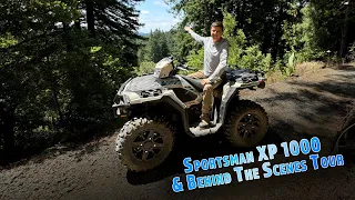 We Ride A Polaris Sportsman XP 1000 Around The Forest In This "Behind The Scenes Tour"
