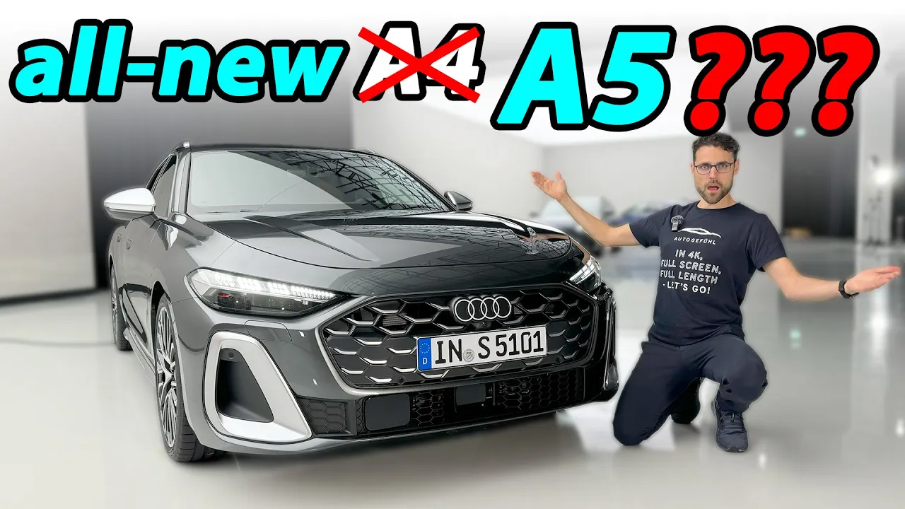 The all-new Audi A4 is now the all-new Audi A5 - WHAT?! 😮