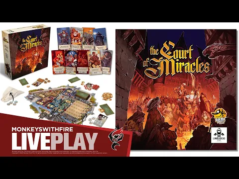 THE COURT OF MIRACLES - LUCKY DUCK GAMES | BOARD GAME LIVE PLAY |
