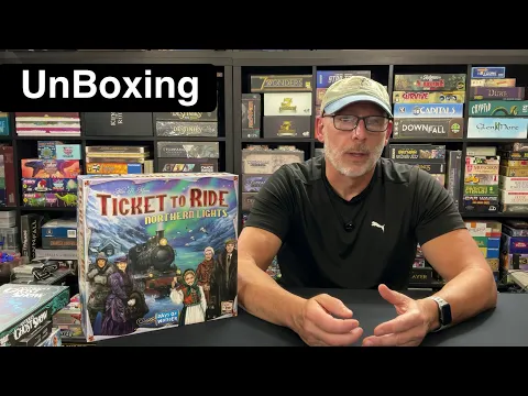 TDG: Ticket to Ride: Northern Lights unboxing with Ray
