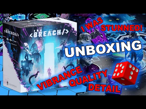 The Breach UNBOXING PREVIEW | Sci Fi Net Crawler Board Game