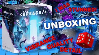 The Breach UNBOXING PREVIEW | Sci Fi Net Crawler Board Game