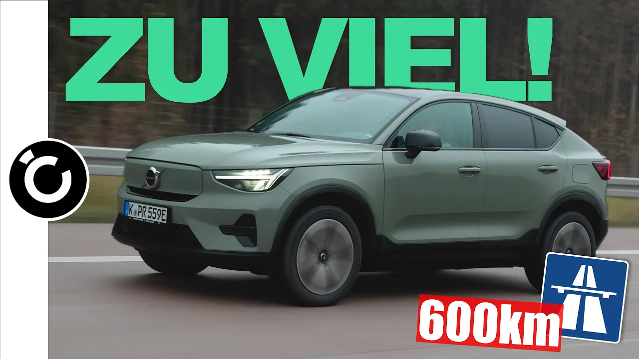 NUR 150km! Volvo C40 Langstreckentest im Winter bei -10 und +10°C