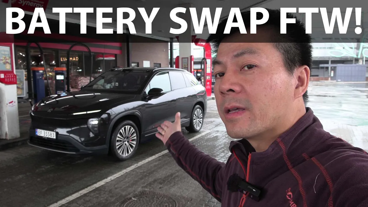 Nio EL7 1000 km challenge with battery swap part 1