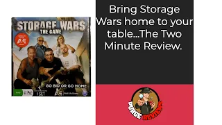 Dice Tower Storage Wars by Purge Reviews: Two Minute Review