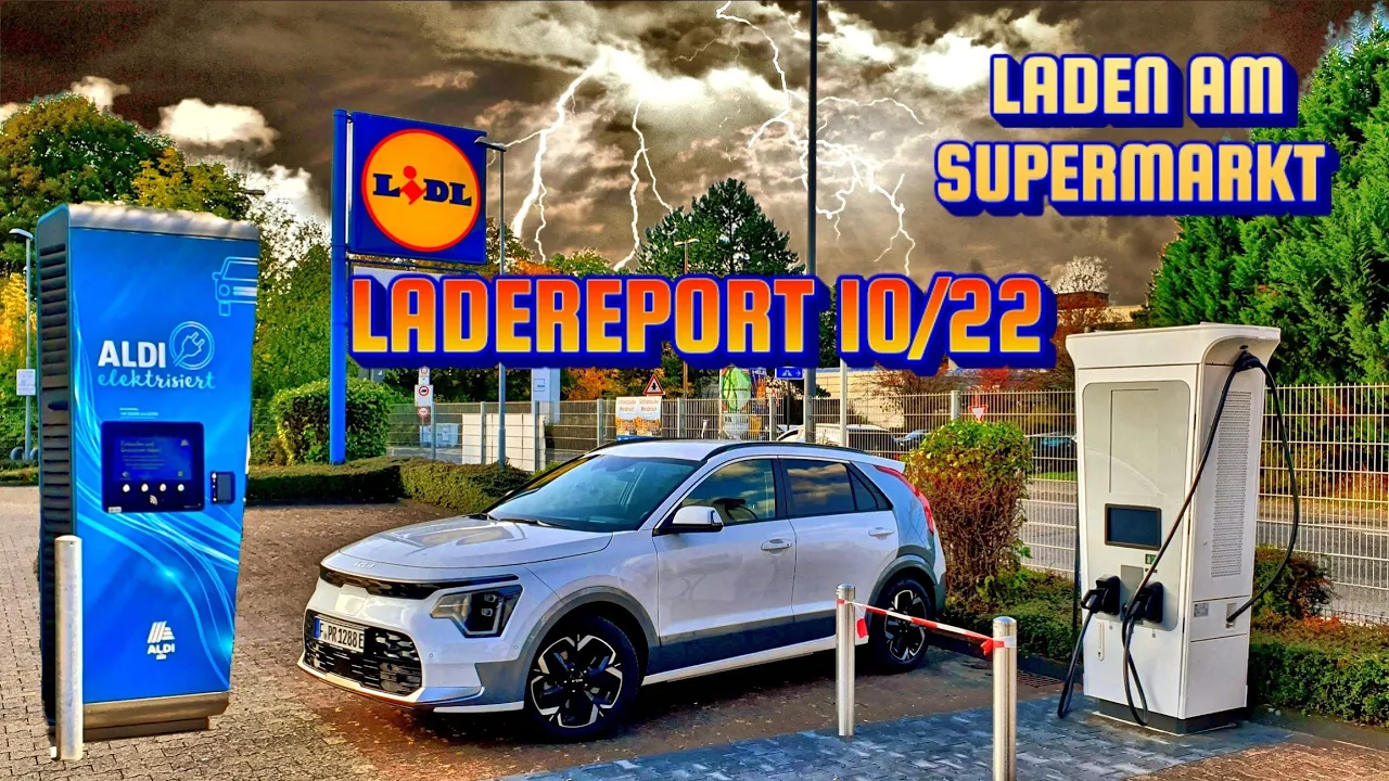 Tschüß Schnorrer! Elektroauto Laden bei Lidl Aldi Rewe in 10/22. #emobility #elektroauto