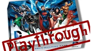 DC Comics Deck-Building Game: Playthrough