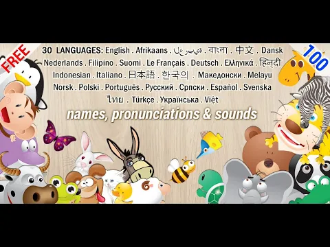 Wideo Puzzle ze zwierzęta dla dzieci