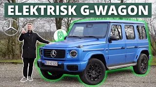 ET VILDT GODT TILBUD... Mercedes G580e TEST