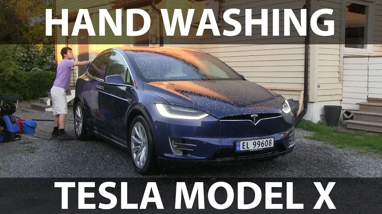 Washing my car by hand