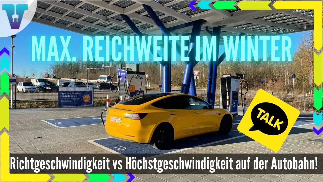 Reichweite und Verbrauch bei 130kmh und schneller - Model 3 Perf. [Deutsch 4K] | Vision E Drive #148