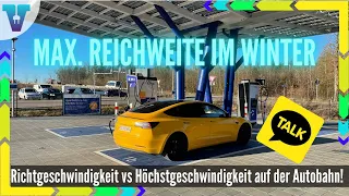 Reichweite und Verbrauch bei 130kmh und schneller - Model 3 Perf. [Deutsch 4K] | Vision E Drive #148