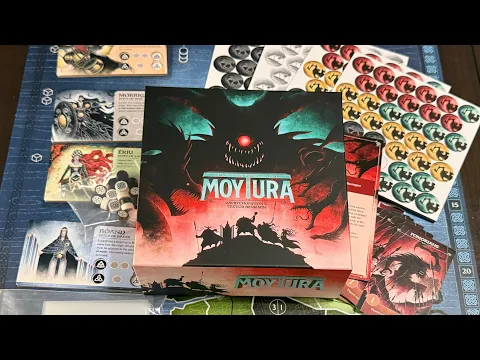 Moytura (Bitewing Games) - Unbox & My First Look at Irish Mythological Area Control Game