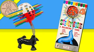 1960s Milton Bradley Steady Eddie Balancing Game Demonstration