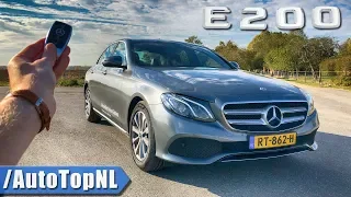 2019 Mercedes E Class E200 REVIEW POV Test Drive on AUTOBAHN & ROAD by AutoTopNL